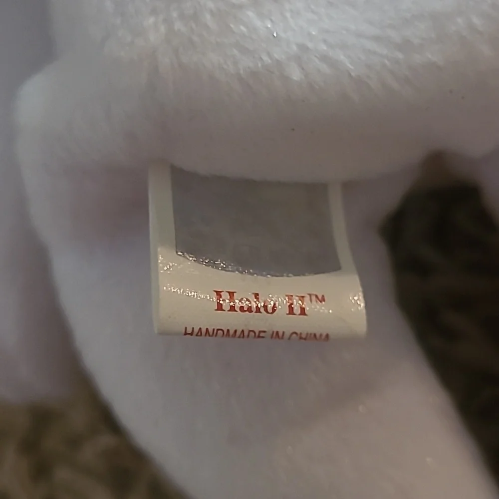 Ty Beanie Babies Halo II the Bear D.O.B. January 14, 2000 Angel Wings Brown Nose - Picture 6 of 7
